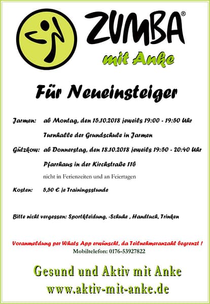 Zumba mit Anke-2018