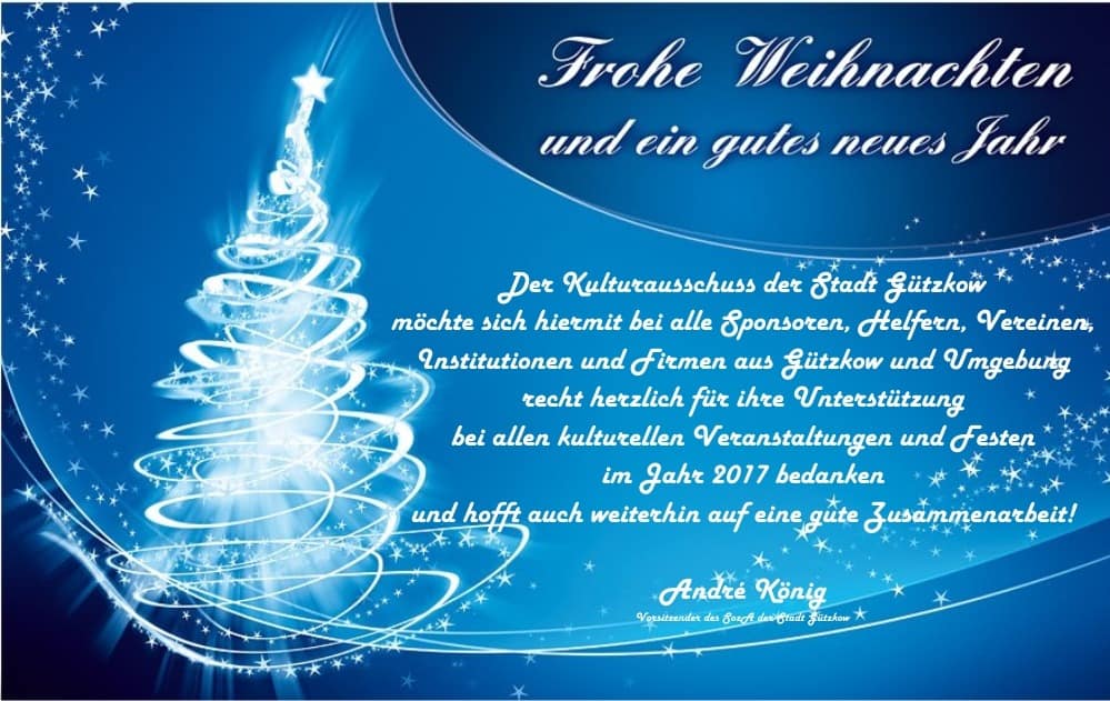 Kulturausschuss Danke 2017